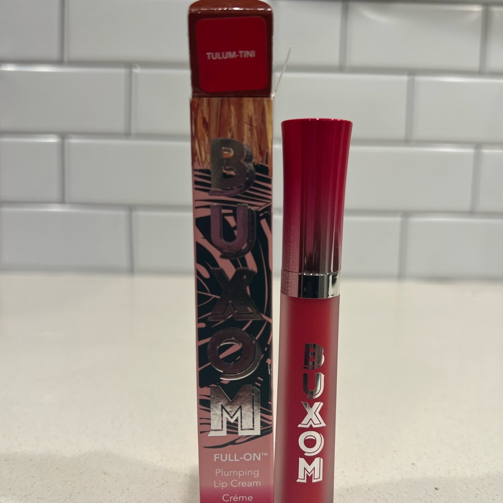 BUXOM VIBE ISLAND FULL-ON PLUMPING LIP CREAM Shade Tulum-Tini 4.2ml NIB